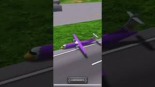 RL 42 does a emergency landing at cliff APaviation airplaneaccidentssupeplayz23crashlanding [upl. by Arbba]