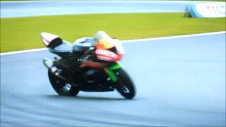 Riderless Bike  2015 Superstock 600  Oulton Pk 060915 [upl. by Phip8]