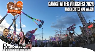 Cannstatter Volksfest 2024  unser erstes Mal Wasen in Stuttgart  VLog [upl. by Onirefez]