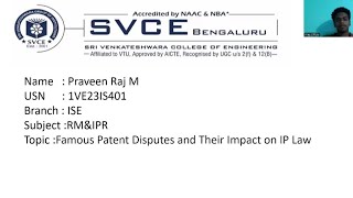 FamousPatentDisputes and Their Impact on IPLaw [upl. by Ysle365]