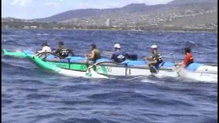 Lanikai Canoe Club Molokai Hoe Training [upl. by Eirrek]