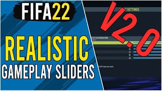 FIFA 22 Gameplay Sliders for More Realistic amp Challenging Gameplay World ClassLegendary  v20 [upl. by Aibat399]