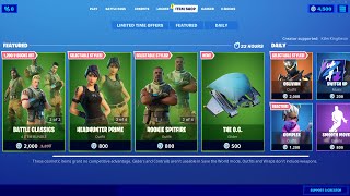 OG DEFAULT SKINS in Fortnite Item Shop  SEASON 1 DEFAULTS [upl. by Richie]