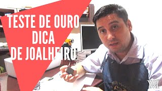 Como saber se a joia é de ouro  Dica de Joalheiro [upl. by Anitahs15]