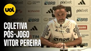 VÍTOR PEREIRA diz que o FLAMENGO é quem TOMA DECISÕES na entrevista coletiva após perder a final [upl. by Dlareg]