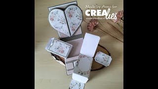 Crealies 24 06 11 Minialbum with Cardzz no 614 by Anna [upl. by Marketa201]