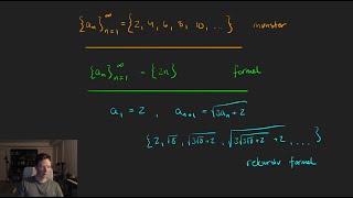 Uendelige følger  Litt repetisjon fra VGS og terminologi Matematikk 1 TMA4100 NTNU [upl. by Aramoj]