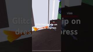 Glitched on dress to impress dti dresstoimpress glitch [upl. by Wootten325]