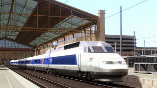 Train Simulator CAB RIDE TGV Réseau Marseille St Charles  Lyon St Exupéry [upl. by Euridice332]