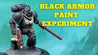 RESULTS of Black Armor Paint Experiment on Warhammer 40K Space Marine [upl. by Alanah]