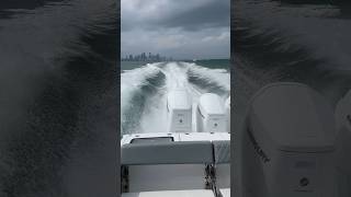 1800HP ON THE MIAMI SKYLINE boating [upl. by Lemaj]