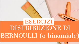 DISTRIBUZIONE DI BERNOULLI [upl. by Rundgren486]