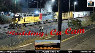 Redding CA  UP Valley Sub MP 2577  PTZ  SouthWest RailCams LIVE [upl. by Alieka]