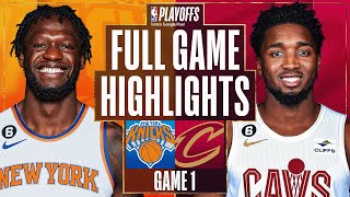 5 KNICKS at 4 CAVALIERS  FULL GAME 1 HIGHLIGHTS  April 15 2023 [upl. by Eidassac211]