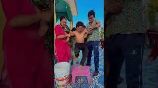 Funny Cold Bathing 😜😜 shorts funny comedy trending comedyvideos ytshorts [upl. by Tawnya]