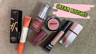 مقارنة بين اشهر انواع ال cream blushes ❤️ [upl. by Abe458]