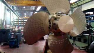 Marine Controllable pitch propeller  CP propeller  CPP [upl. by Treacy]