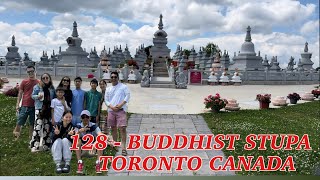 128 TIBETAN STUPA AND MONASTERY JUST OUTSIDE OF TORONTO CITY CANADA KARMA THEKCHEN ZABSAL LING… [upl. by Tiana]