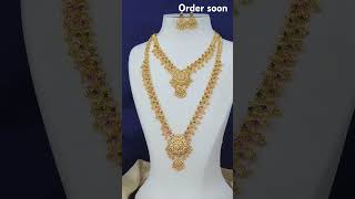 Rs1699 Microgold plated combo DM to Order fashionaccessories handmadeaccessories fashionearring [upl. by Hairom]