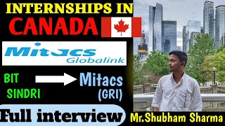 MITACS GLOBALINK INTERNSHIP 2024 CANADA BRIEF INTERVIEWELIGIBILTYSTIPENDPROCESSEXPERIENCE [upl. by Modla]