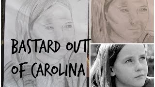 Bastard Out Of Carolina Bone Jena Malone Speed Drawing [upl. by Bunder]