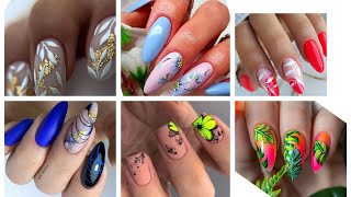 Nails art Inspiration  Salonowy pomysł na paznokcie pomysły like nails art flowers nailart [upl. by Auop]