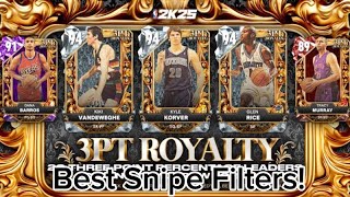 BEST SNIPE FILTERS IN NBA 2K25 MYTEAM “3PT ROYALTY“ Should you open packs [upl. by Rogergcam]