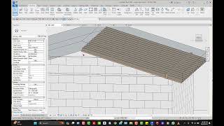 ESTRUCTURA DE MADERA DE TECHO EN REVIT [upl. by Rubia665]