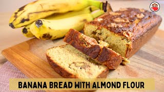 🍌Banana Bread with Almond FlourGlutenFree amp ProteinPacked [upl. by Nicky348]