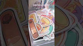 shorts ASMR packing order for Rosely  Roseasmr aesthetic packingorders asmrpacking [upl. by Muslim792]