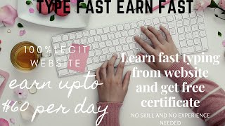 EARN MONEY EASILY  EARN MONEY BY TYPING FAST  DETAIL INFORMATION OF RATATYPE 🔥🔥🔥 [upl. by Lehcim83]