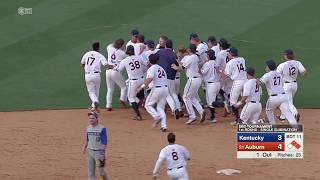 Auburn Baseball vs Kentucky SEC Tournament Round 1 Highlights [upl. by Paten]