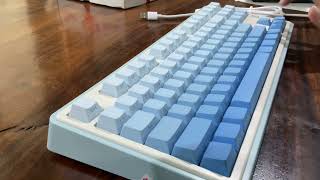 NEW KEYBOARD AJAZZ AK870 BLUE [upl. by Lodi]