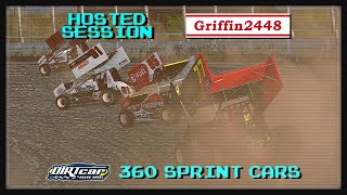 dust bowl  iRacing 360 Sprints at Husets [upl. by Lowe234]