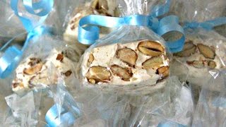 النوكا البيضاءالرائعة والناجحة من مطبخ حليمة الفيلالي Nougat blanc [upl. by Janeta]