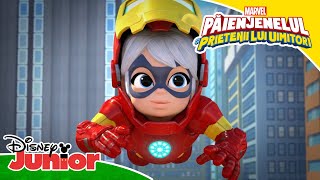 🦸‍♂️ Duet de supereroi  Păienjenelul Marvel și prietenii lui uimitori  Disney Junior România [upl. by Nnylecyoj]