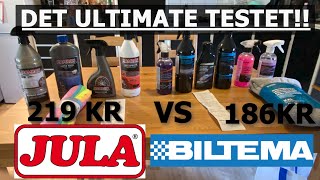 JULA VS BILTEMA VILKET PRESTERAR BÄSTBILVÅRD [upl. by Eberhard]