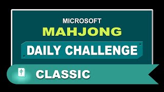 Microsoft Mahjong Daily Challenge September 1 2024  Classic  Medium [upl. by Sutsugua995]