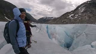 Kayak amp glacier hike  Norway Jostedalsbreen 2023 [upl. by Sullivan]