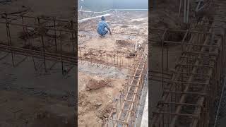 Steel structure for Ground beam construction constructionlife civilengineering civil [upl. by Sophi]