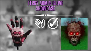 NEW quotTERRYquot ADMIN GLOVE SHOWCASE  Slap Battles [upl. by Asilak]