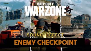 Call of Duty Warzone Payload  Enemy Checkpoint Sound Effect [upl. by Livingston]