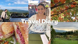 STOWE VERMONT TRAVEL VLOG  THINGS TO DO IN STOWE VERMONT [upl. by Arednaxela]