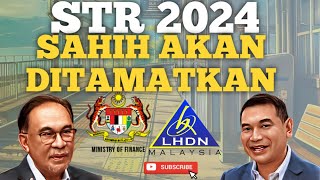 PERHATIAN PENTING STR 2024 SAH AKAN DITAMATKAN [upl. by Swarts]