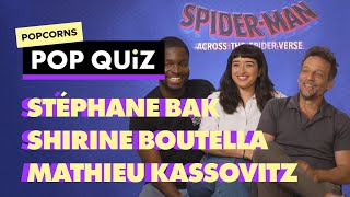 Les voix françaises de SpiderMan  Across the SpiderVerse — LInterview Pop Quiz 🍿 [upl. by Nosnaj]