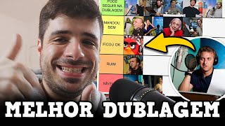 Quem são os MELHORES FAMOSOS NA DUBLAGEM  Tierlist 01 [upl. by Ruthe292]