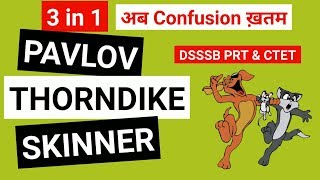 Pavlov Thorndike amp Skinner  3 in 1 Best video for DSSSB PRT amp CTET एक वीडियो काफ़ी है। [upl. by Macdougall]