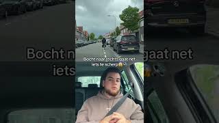 Bocht gaat fout 😂rijles rijlessen rijschool rijbewijs rijbewijstips rijbewijshalen fy foryou [upl. by Aronos]