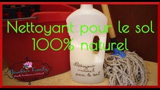 🌸 TUTO DIY Nettoyant pour le sol naturel écologique et zéro déchet [upl. by Ottie16]