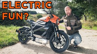 HarleyDavidson LiveWire UK review  Can an electric bike give you a buzz [upl. by Atsillac]